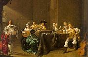 Jacob Duck Card Players and Merry Makers oil painting picture wholesale